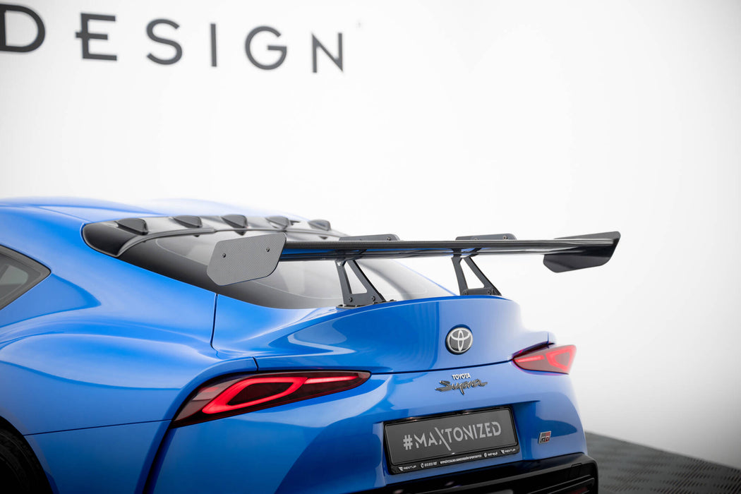 Maxton Design Carbon Spoiler With Upper Swan Mounting  Toyota Supra Mk5