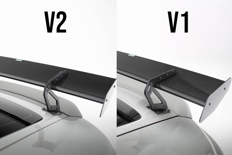 Maxton Design Carbon Spoiler With Upper Swan Mounting V.1 + LED Porsche 718 Cayman 982c