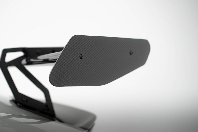 Maxton Design Carbon Spoiler With Upper Swan Mounting V.2 + LED Porsche 718 Cayman 982c