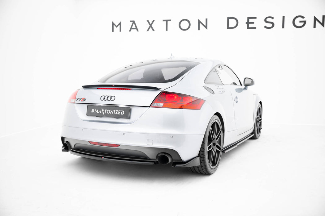 Maxton Design Zentrale Hinten Splitter Audi TT S-Line 8J Facelift