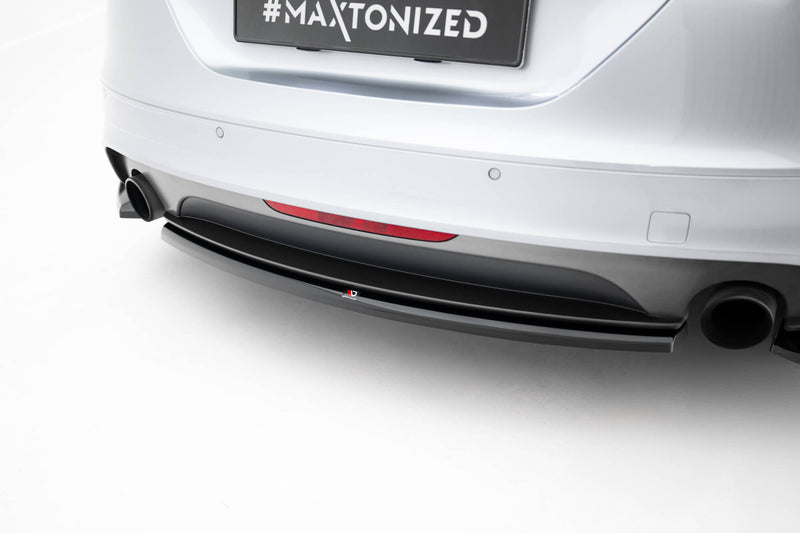 Maxton Design Rear Center Splitter Audi TT S-Line 8J Facelift