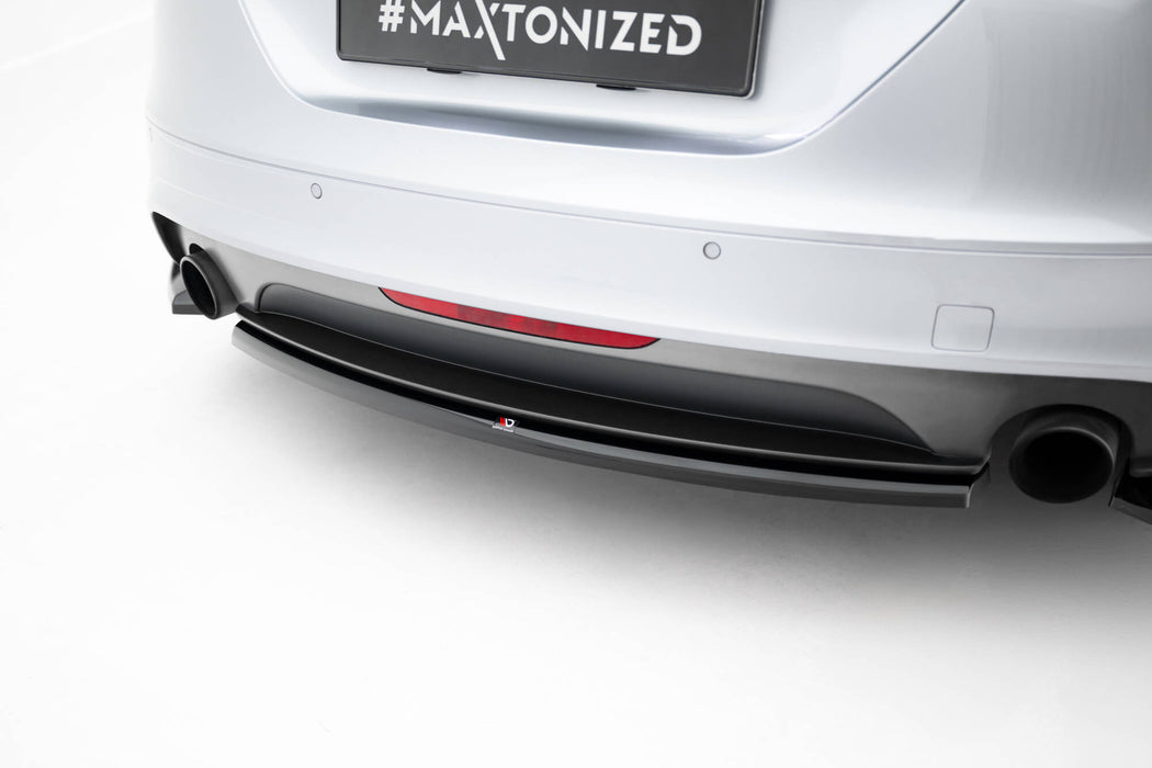 Maxton Design Zentrale Hinten Splitter Audi TT S-Line 8J Facelift