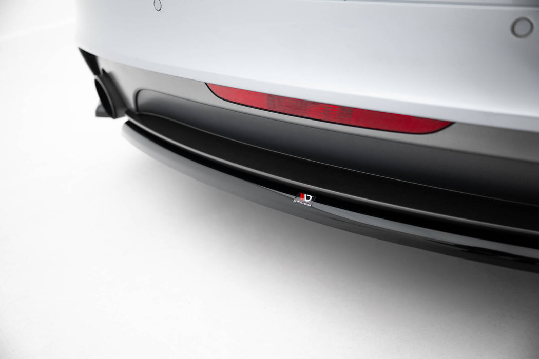 Maxton Design Zentrale Hinten Splitter Audi TT S-Line 8J Facelift