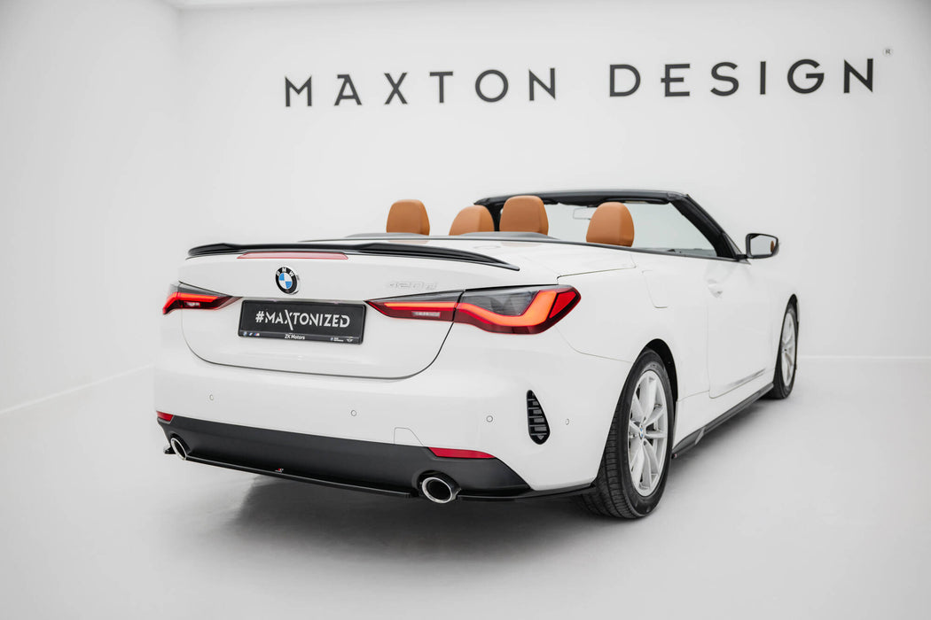 Maxton Design Zentrale Hinten Splitter BMW 4 Coupe / Cabrio G22 / G23