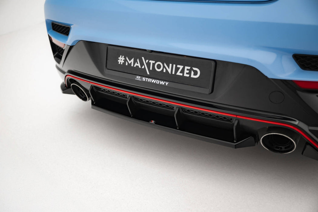 Maxton Design Zentrale Hinten Splitter Hyundai Veloster N Mk2