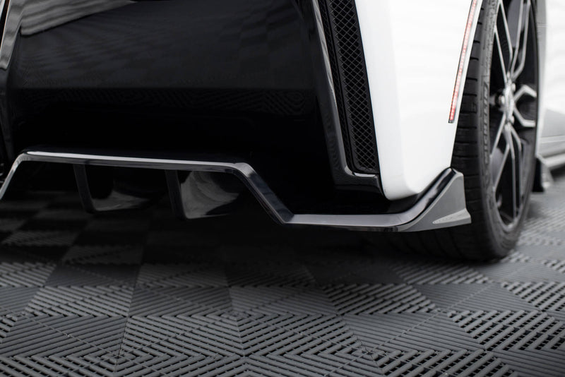 Maxton Design Zentrale Hinten Splitter (mit einem vertikalem balken) Chevrolet Corvette C7