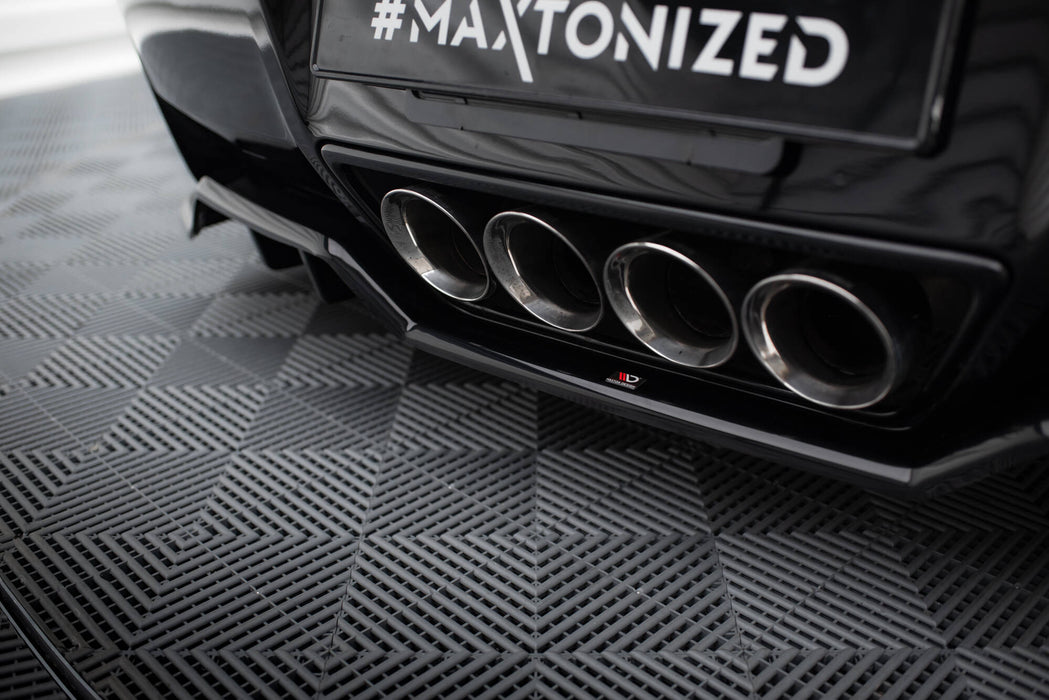 Maxton Design Zentrale Hinten Splitter (mit einem vertikalem balken) Chevrolet Corvette C7