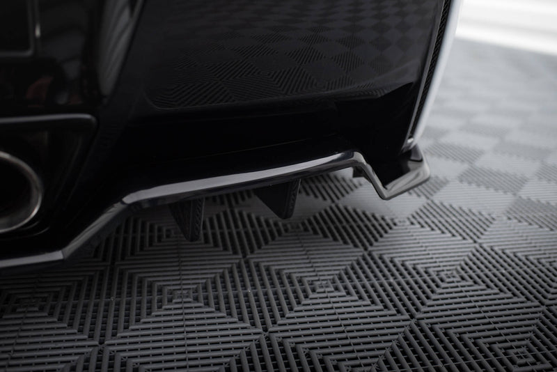 Maxton Design Zentrale Hinten Splitter (mit einem vertikalem balken) Chevrolet Corvette C7