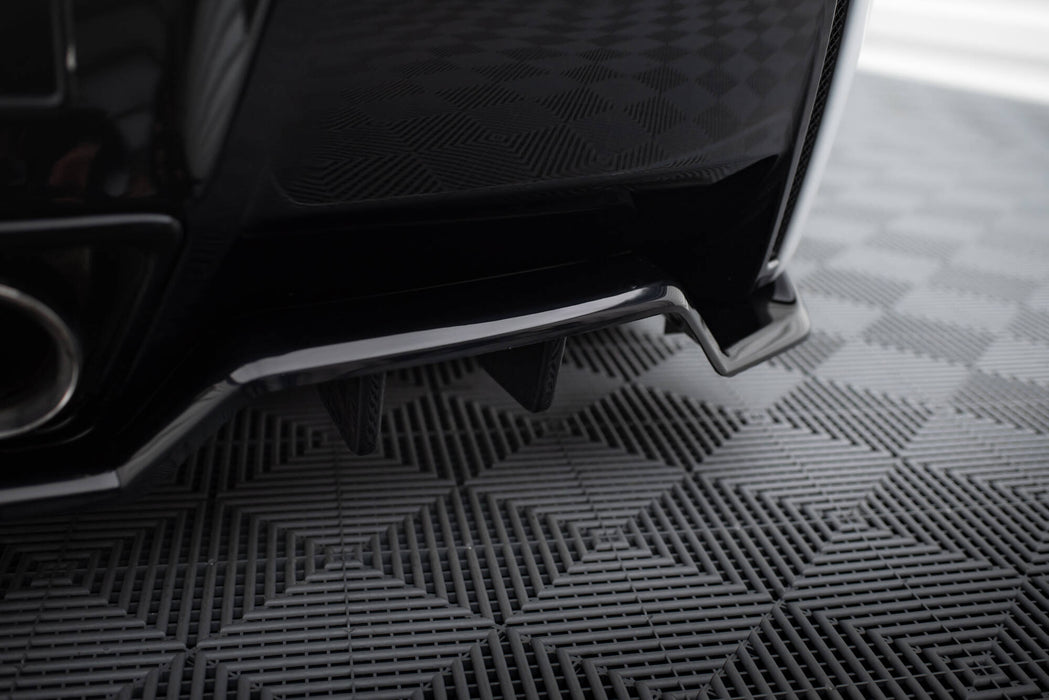 Maxton Design Zentrale Hinten Splitter (mit einem vertikalem balken) Chevrolet Corvette C7