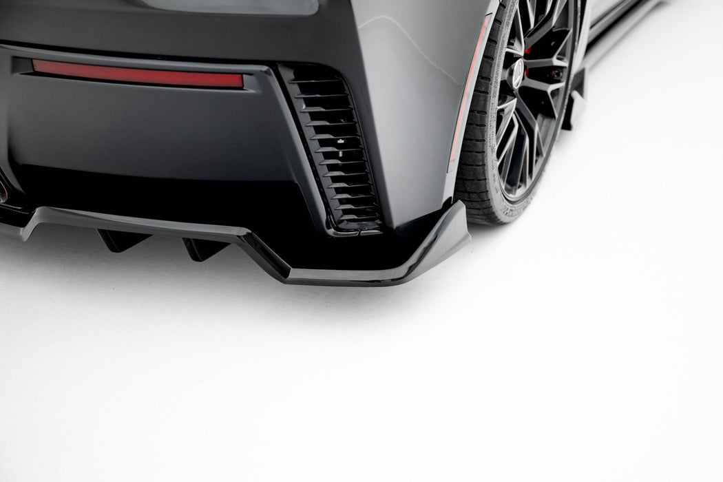 Maxton Design Zentrale Hinten Splitter (mit einem vertikalem balken) Chevrolet Corvette Z06 C7