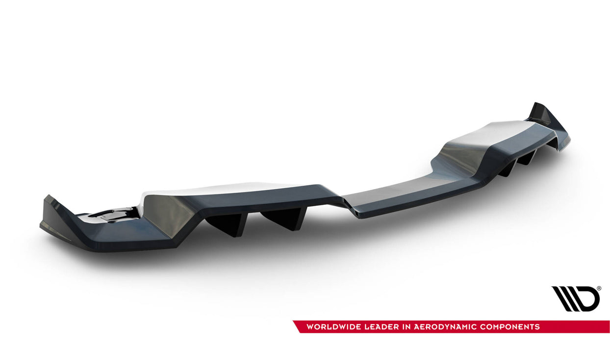 Maxton Design Zentrale Hinten Splitter (mit einem vertikalem balken) Chevrolet Corvette Z06 C7