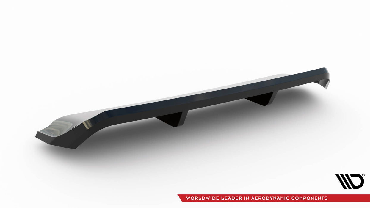 Maxton Design Zentrale Hinten Splitter (mit einem vertikalem balken) Ford Focus Vignale Estate Mk4