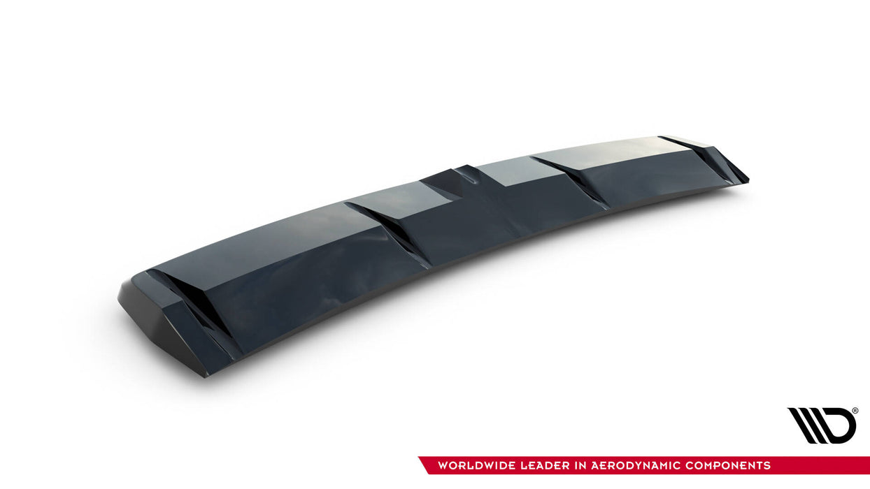 Maxton Design Zentrale Hinten Splitter (mit einem vertikalem balken) Hyundai Elantra N Mk7