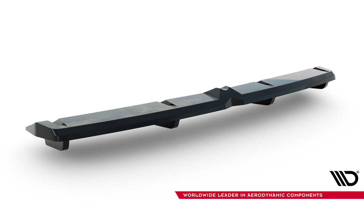 Maxton Design Zentrale Hinten Splitter (mit einem vertikalem balken) Hyundai Elantra N Mk7
