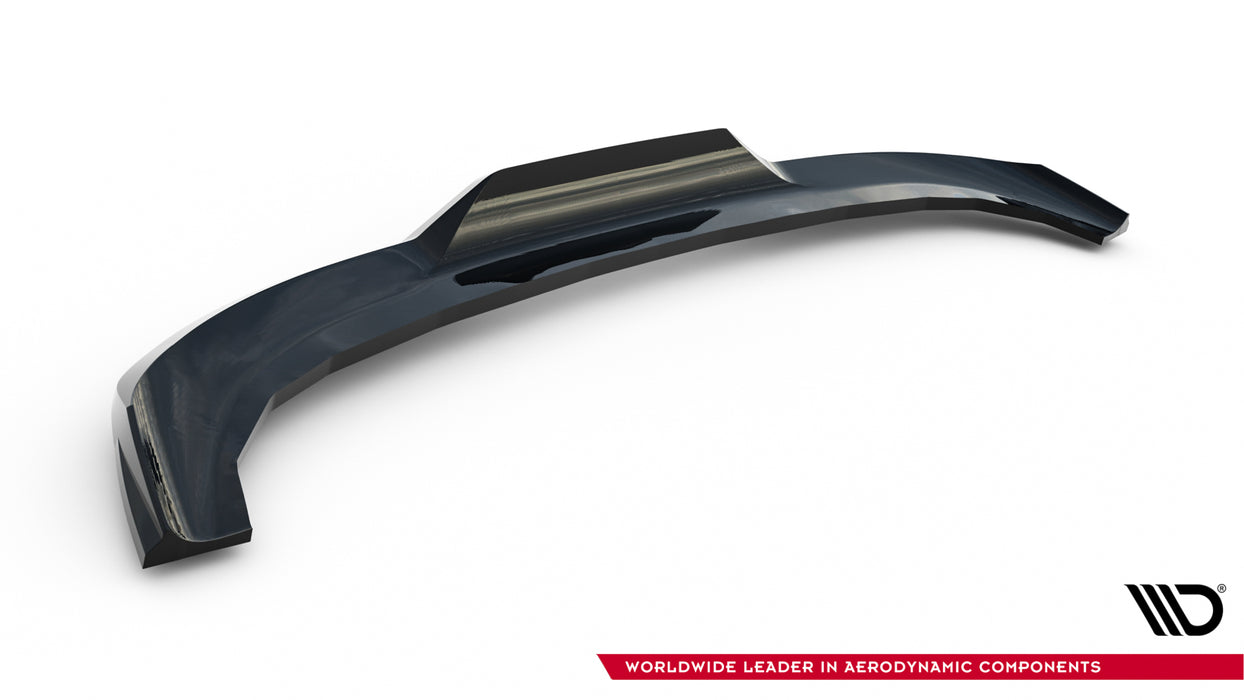 Maxton Design Zentrale Hinten Splitter (mit einem vertikalem balken) Renault Megane E-Tech Electric Mk1
