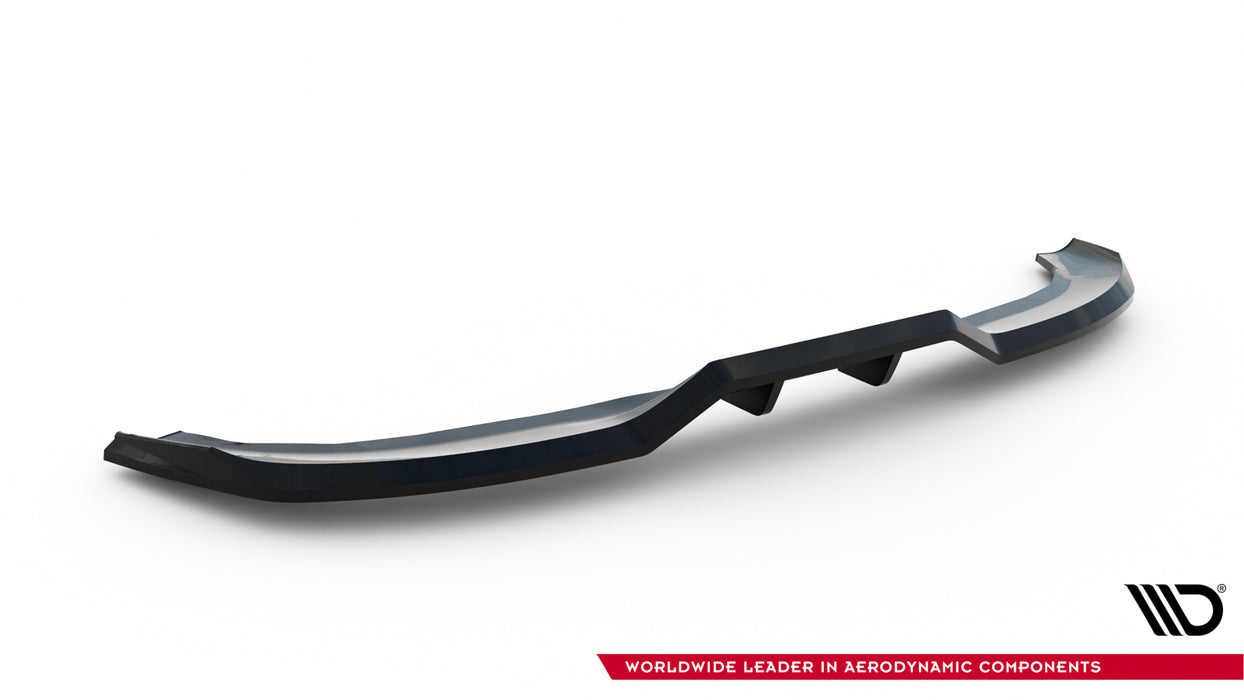 Maxton Design Zentrale Hinten Splitter (mit einem vertikalem balken) Renault Megane E-Tech Electric Mk1