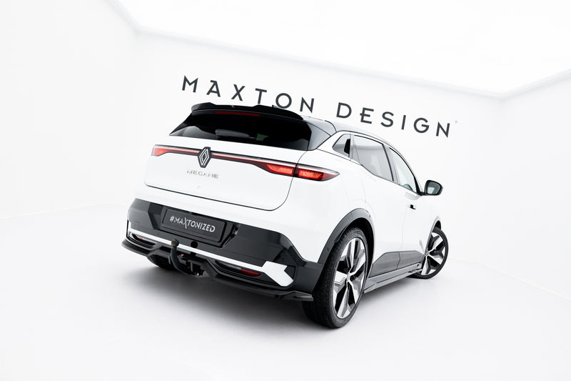 Maxton Design Zentrale Hinten Splitter (mit einem vertikalem balken) Renault Megane E-Tech Electric Mk1