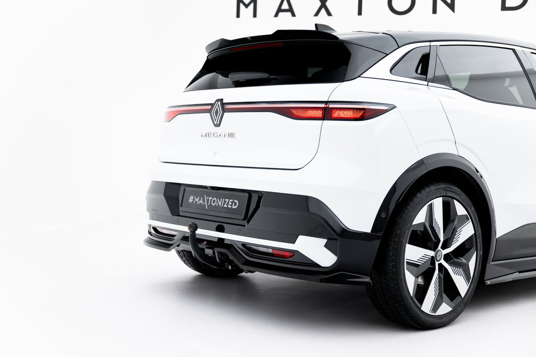 Maxton Design Zentrale Hinten Splitter (mit einem vertikalem balken) Renault Megane E-Tech Electric Mk1