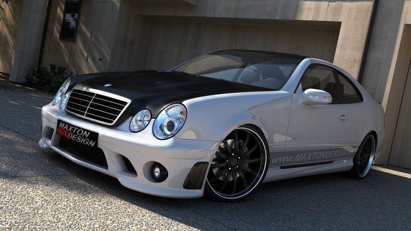 Maxton Design FRONSTOßSTANGE MERCEDES CLK W208