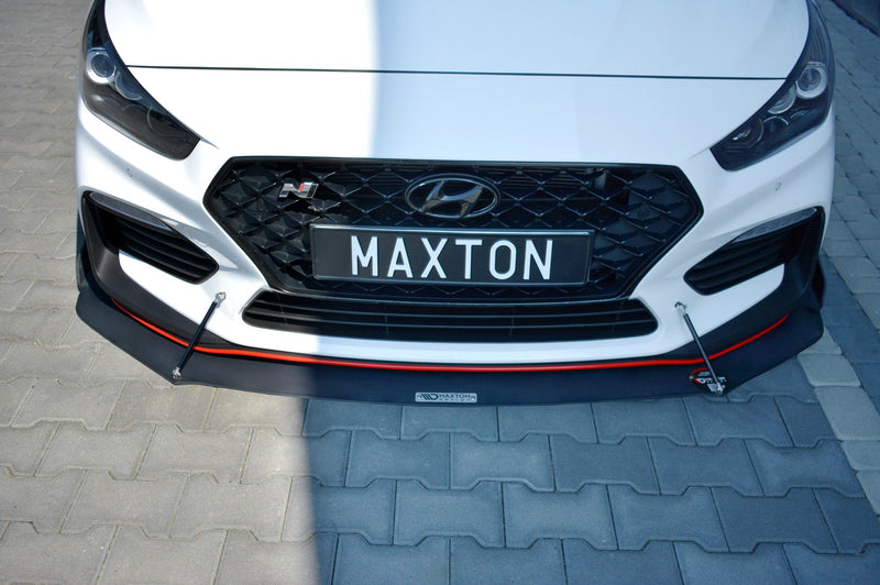 Maxton Design FRONT SPORT DIFFUSOR HYUNDAI I30 Mk3 N