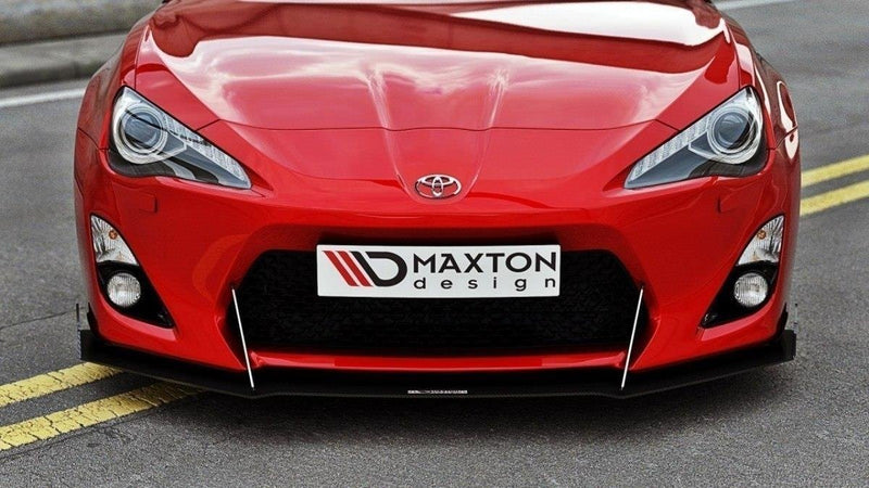 Maxton Design FRONT SPORT DIFFUSOR TOYOTA GT86 (avec des ailes)