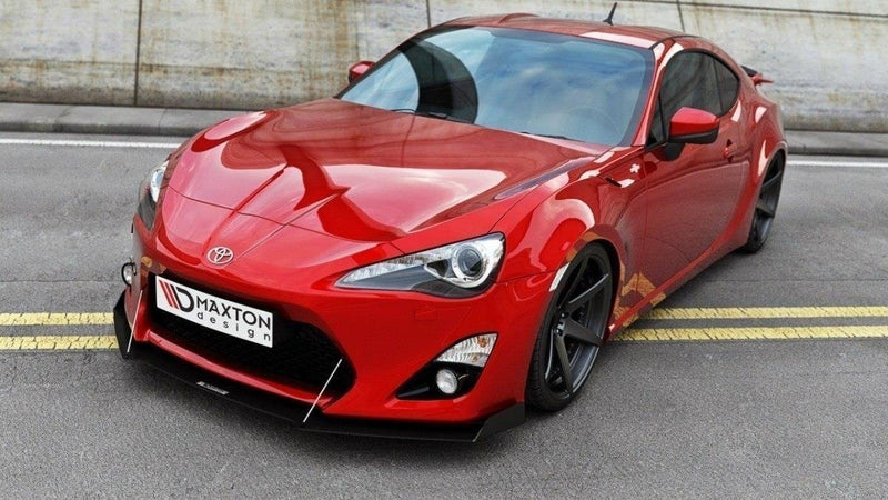Maxton Design FRONT SPORT DIFFUSOR TOYOTA GT86 (avec des ailes)