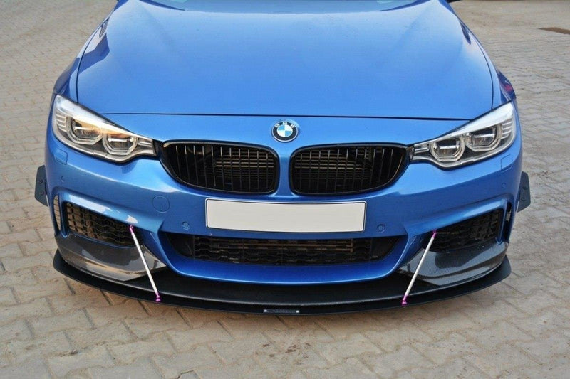Maxton Design Front Sport Diffuser V.3 for BMW 4 Series Coupe / Gran Coupe / Cabrio M-Pack F32 / F36 / F33