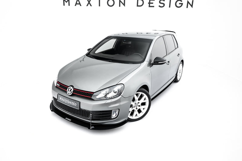 Maxton Design FRONT SPORT DIFFUSOR VW GOLF MK6 GTI 35TH