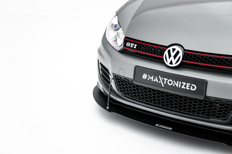 Maxton Design FRONT SPORT DIFFUSOR VW GOLF MK6 GTI 35TH
