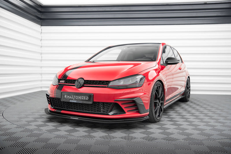 Maxton Design FRONT SPORT DIFFUSOR VW GOLF VII GTI CLUBSPORT
