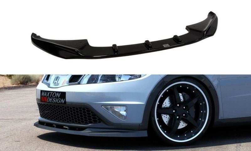 Maxton Design Front Diffuser HONDA CIVIC MK8 (Post-Facelift)