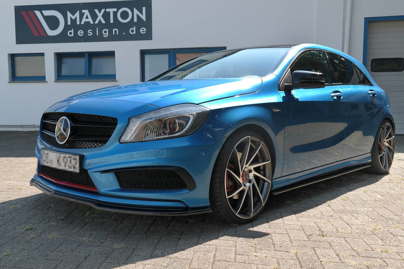 Maxton Design SPLITTER / FRONTANSATZ MERCEDES-BENZ W176 AMG-LINE VOR FACELIFT