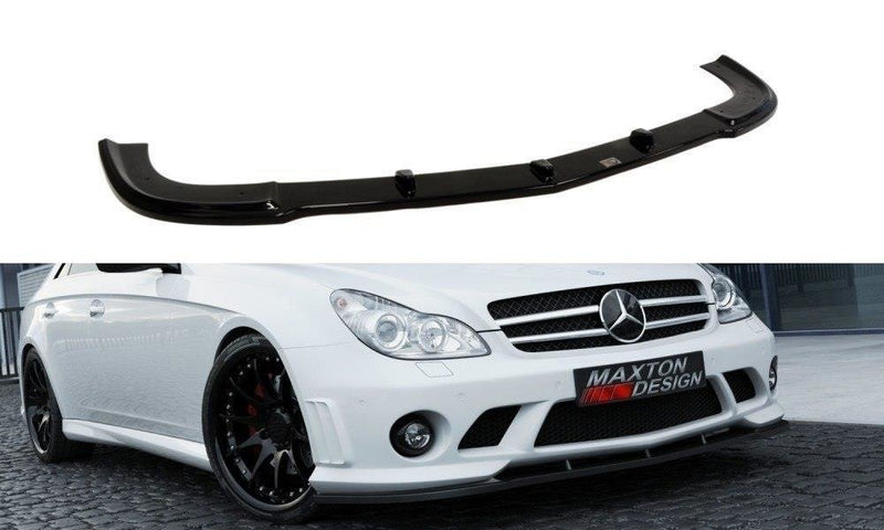 Maxton Design Front Diffuser Mercedes CLS C219 - W204 AMG Look