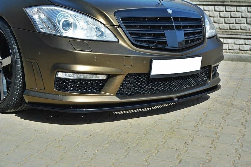Maxton Design Front Diffuser Mercedes S-Class W221 AMG