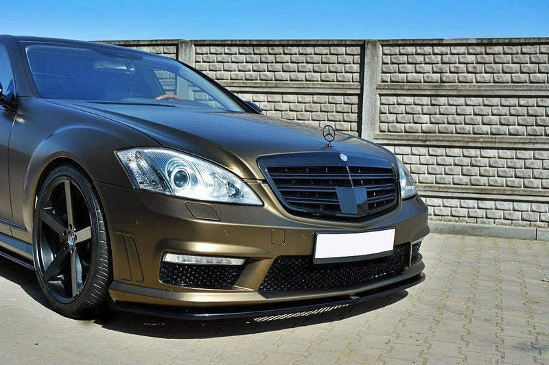 Maxton Design Front Diffuser Mercedes S-Class W221 AMG