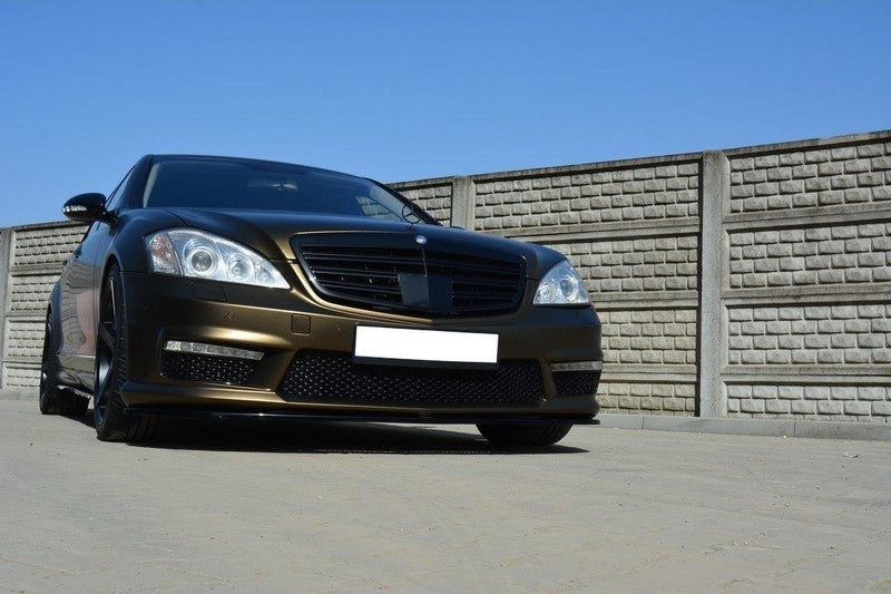 Maxton Design Front Diffuser Mercedes S-Class W221 AMG