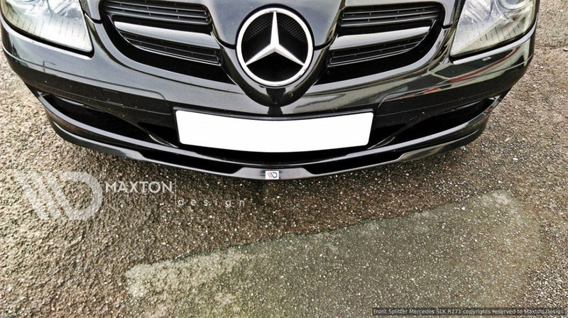 Maxton Design Front Diffuser for Mercedes SLK R171 Standard Bumper
