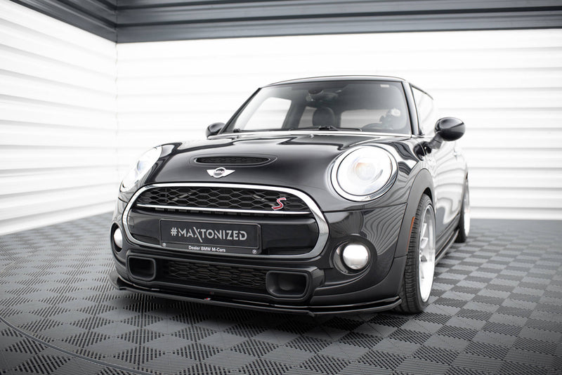 Maxton Design SPLITTER / FRONTANSATZ MINI COOPER S MK3 VOR FACELIFT 3-DOOR (F56)