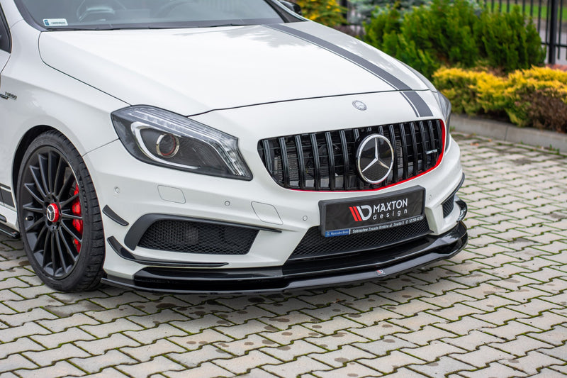 Maxton Design SPLITTER / FRONT BUMPER SPOILER Mercedes A45 AMG W176