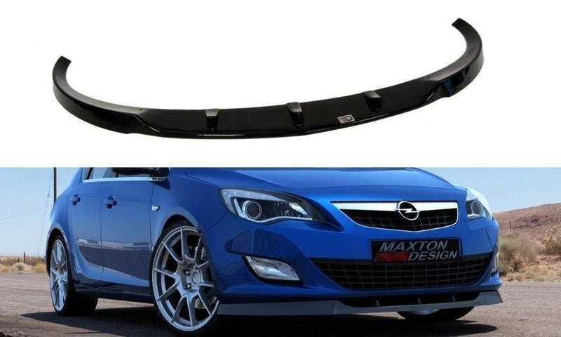 Maxton Design Front Diffuser for Opel Astra J (pre-facelift)
