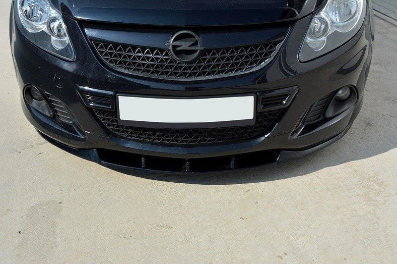 Maxton Design Front Diffuser Opel Corsa D Nurburg (for OPC / VXR bumper)