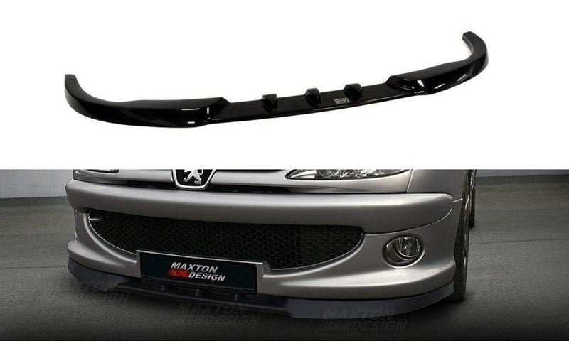 Maxton Design Front Diffuser PEUGEOT 206 (for: CC, RC, GTI, S16, XSI, XS, SPORT)