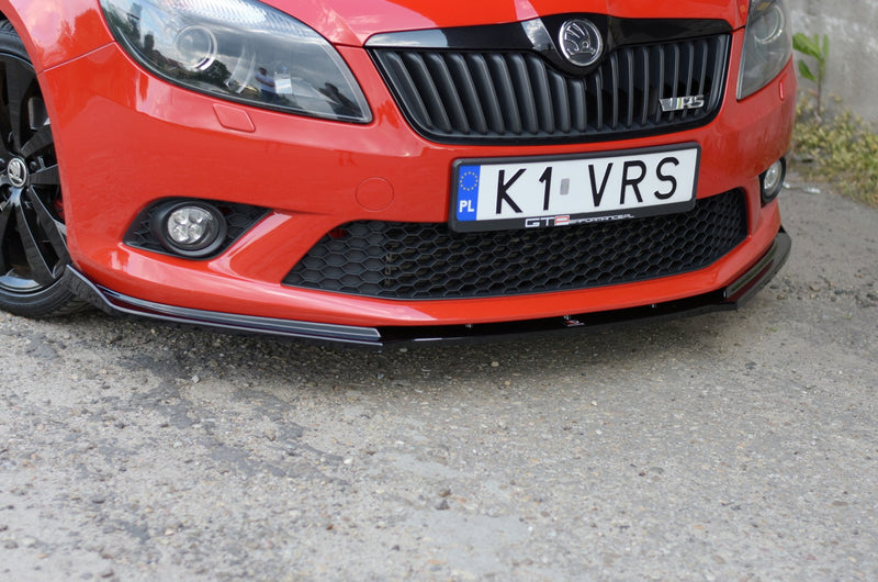 Maxton Design SPLITTER / FRONTANSATZ SKODA FABIA MK2 RS