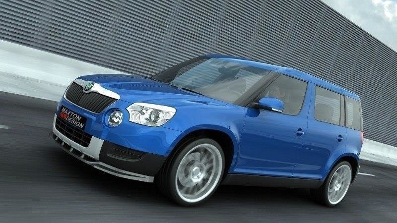 Maxton Design Front Diffuser SKODA YETI