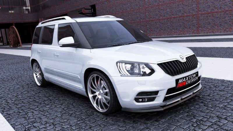 Maxton Design Front Diffuser Skoda Yeti City After Facelift