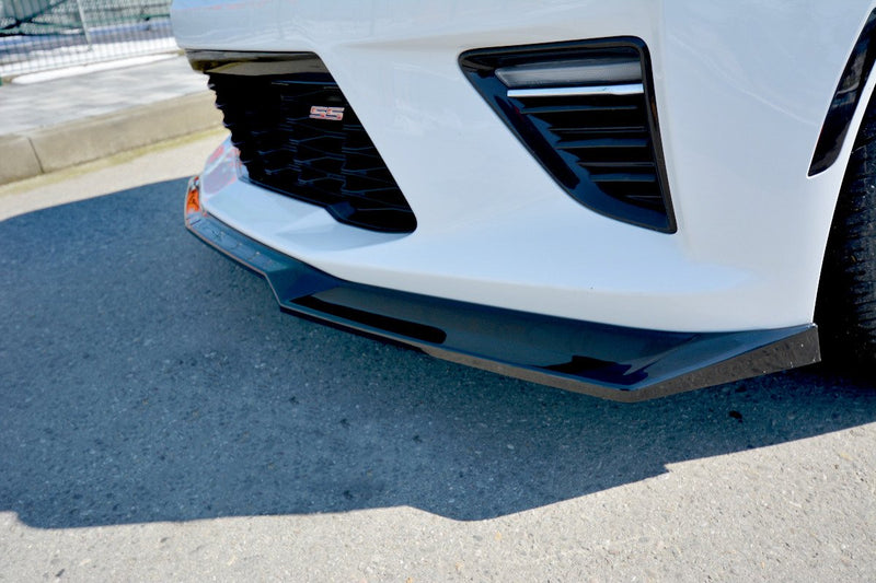 Maxton Design SPLITTER / FRONTANSATZ V.1 CHEVROLET CAMARO 6TH-GEN. PHASE-I 2SS COUPE