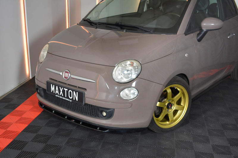 Maxton Design Front Diffuser V.1 Fiat 500 Hatchback Pre-Facelift