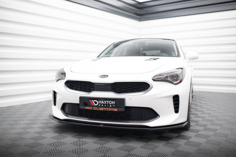 Maxton Design FRONT DIFFUSER V.1 Kia Stinger GT / GT-Line / Standard Mk1
