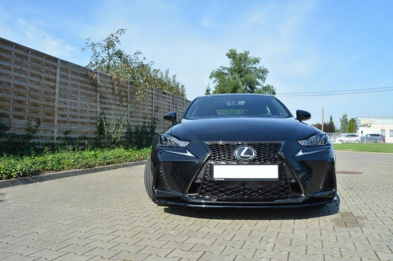 Maxton Design Front Diffuser V.1 Lexus IS Mk3 Facelift F-Sport