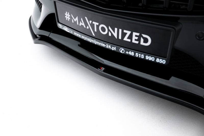 Maxton Design SPLITTER / FRONTANSATZ V.1 MERCEDES- BENZ C-CLASS W205 COUPE AMG-LINE